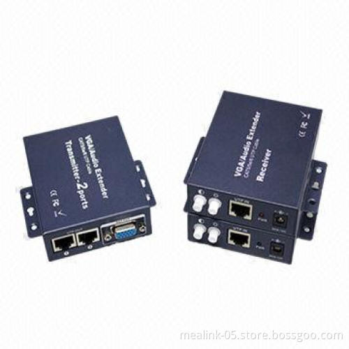 1 to 2 VGA Extender, Over RJ45/Cat5e/6, 300m
